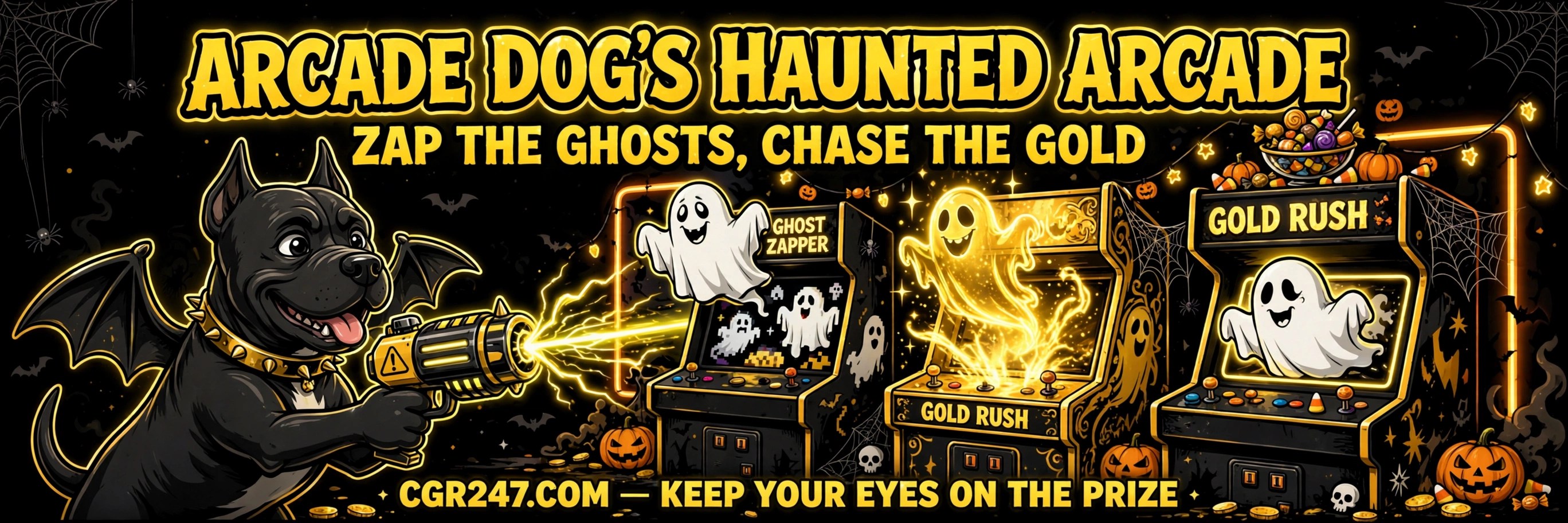 Play Arcade Dog's Haunted Arcade