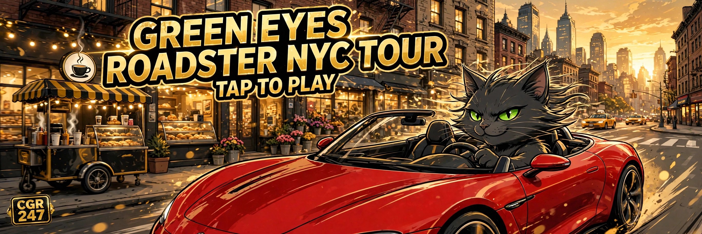 Green Eyes Roadster NYC Tour banner