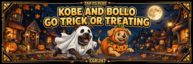 Play Kobe And Bollo Go Trick Or Treating